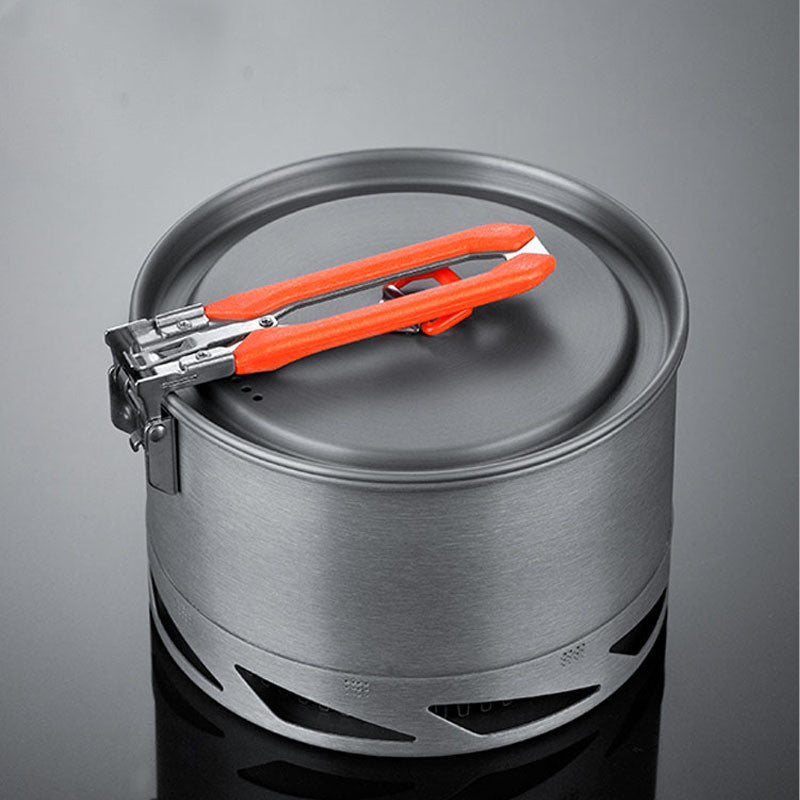 Elevate Your Outdoor Cooking Experience with Our Hard Anodized Camping Cookware Set