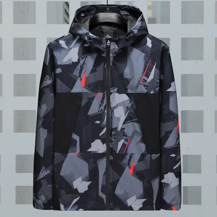 The Ultimate Loose Casual Camouflage Hooded Jacket