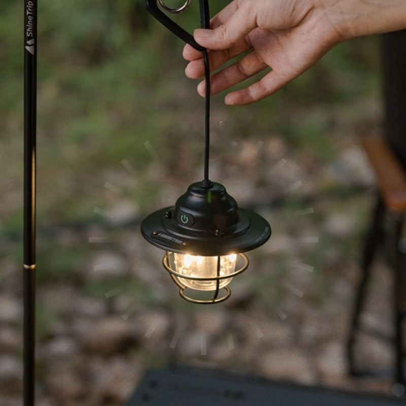 Illuminate Your Adventures with the Shanqu Outdoor Camping Lantern Pine Cone Lamp Chandelier