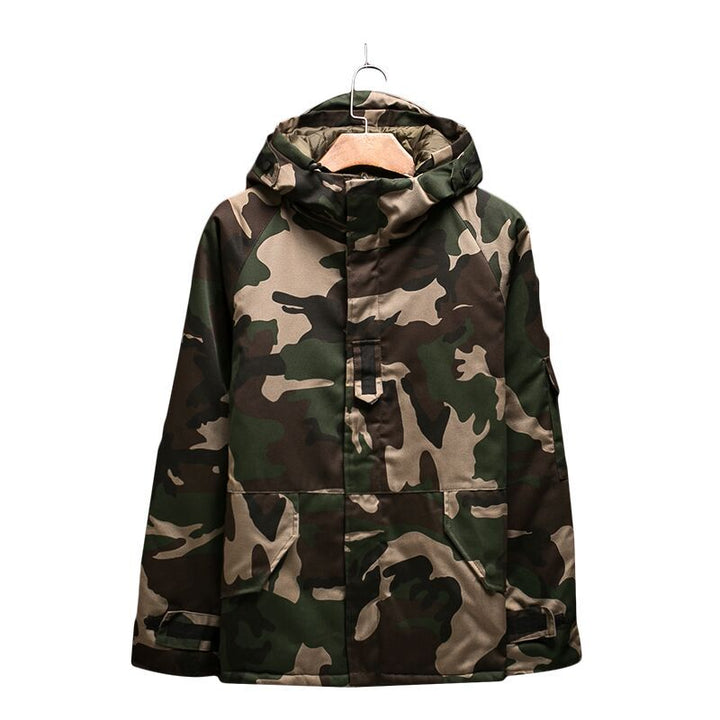 Transform Your Winter Wardrobe with Our Men’s Winter Camouflage Cotton Jacket